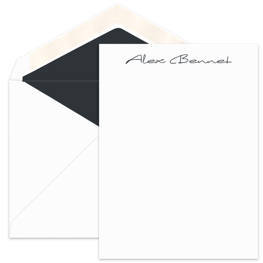 Alex Letter Sheets  - Raised Ink